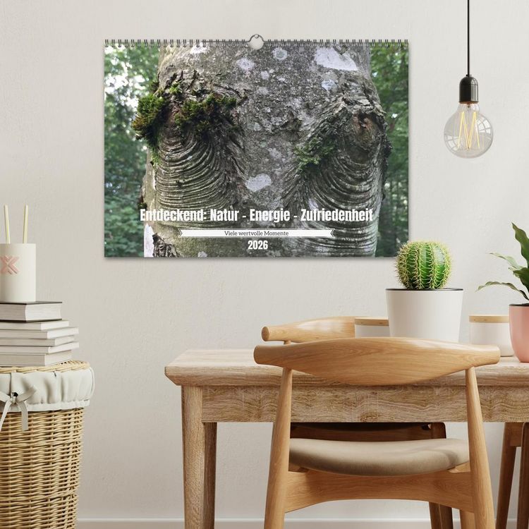 Produktbild: Entdeckend: Natur - Energie - Zufriedenheit (Wandkalender 2026 DIN A3 quer), CALVENDO Monatskalender