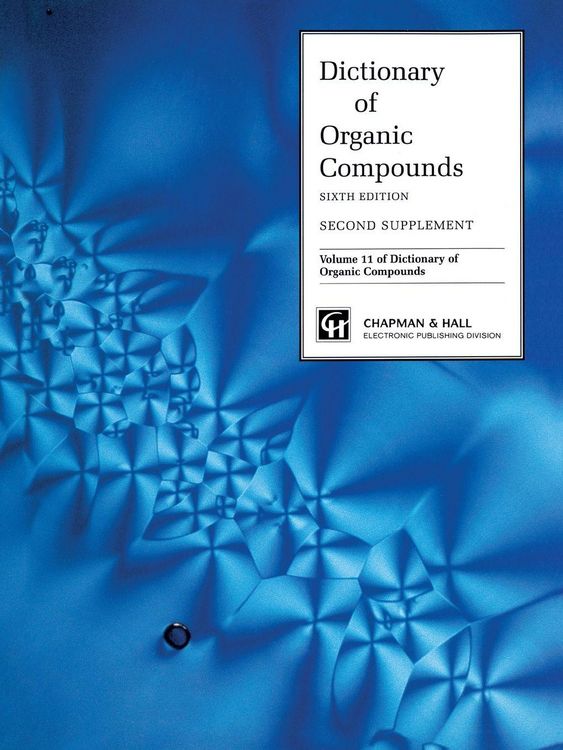 Produktbild: Dictionary Organic Compounds, Sixth Edition, Supplement 2