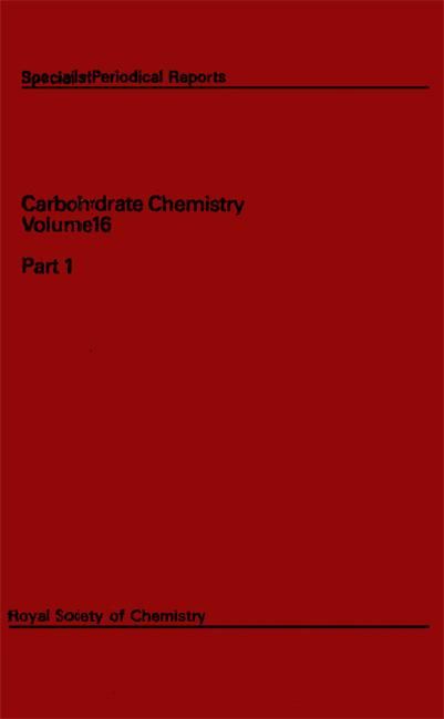 Produktbild: Carbohydrate Chemistry