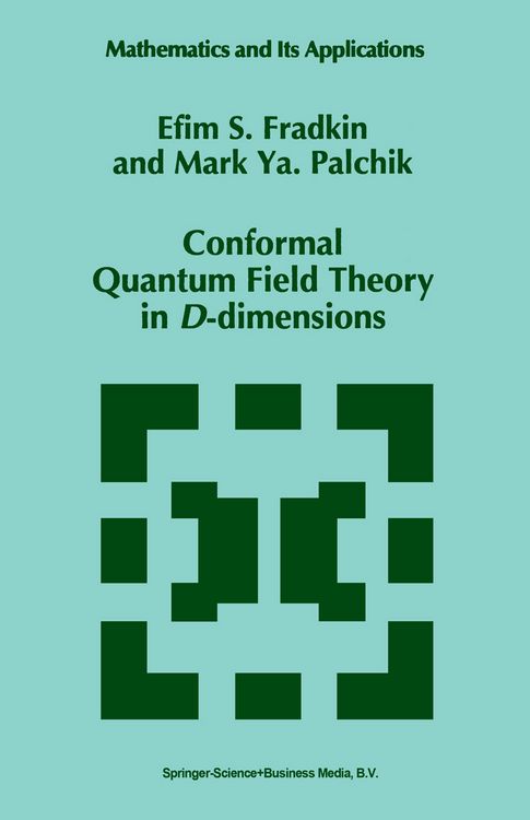 Produktbild: Conformal Quantum Field Theory in D-dimensions