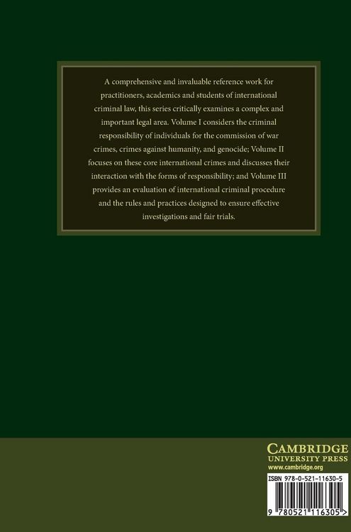 Produktbild: International Criminal Law Practitioner Library