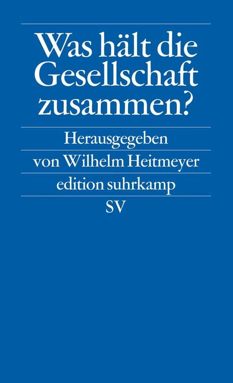 Produktbild: Was hält die Gesellschaft zusammen?