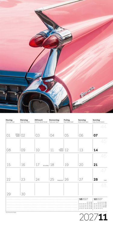 Produktbild: Die Farbe Pink Kalender 2027 - 30x30 - Art12
