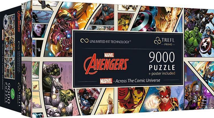 Produktbild: UFT Puzzle 9000 - Marvel - Across the Comic Universe