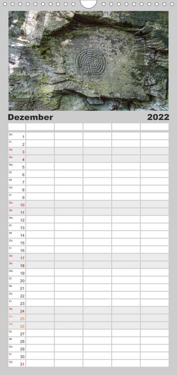 Produktbild: Familienplaner Foto-Momente S&uuml;d-England - Magische Orte (Wandkalender 2022 , 21 cm x 45 cm, hoch)