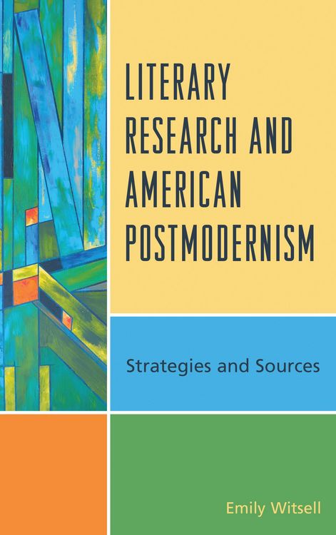 Produktbild: Literary Research and American Postmodernism