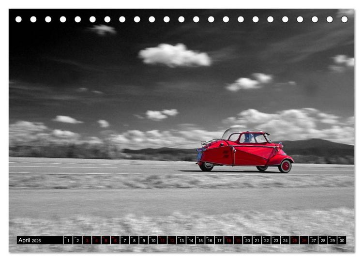 Produktbild: Historische Kleinwagen Made in Germany ART GALERIE (Tischkalender 2026 DIN A5 quer), CALVENDO Monatskalender