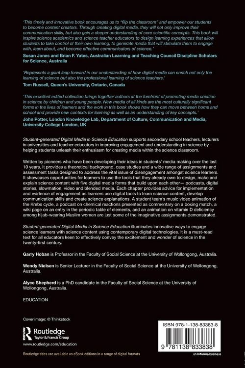 Produktbild: Student-generated Digital Media in Science Education