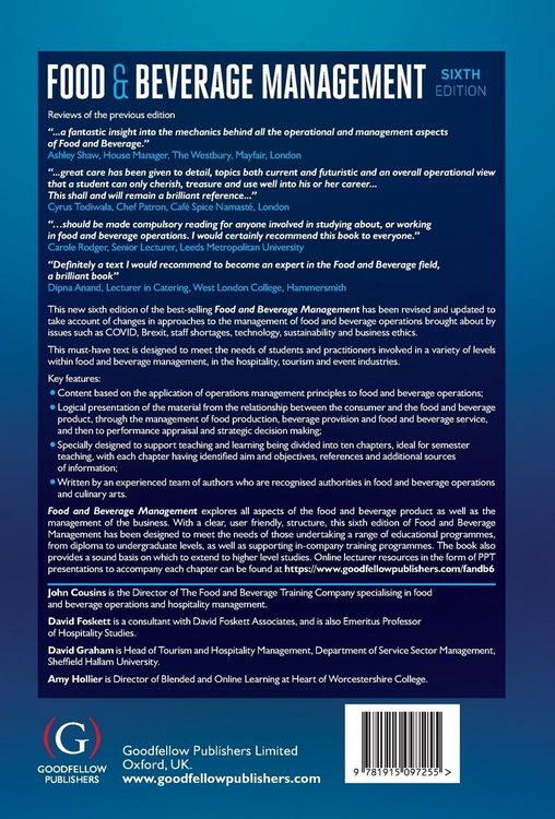 Produktbild: Food and Beverage Management