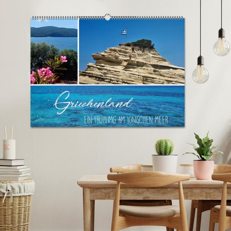 Produktbild: Griechenland - Ein Fr&uuml;hling am Ionischen Meer (Wandkalender 2026 DIN A2 quer), CALVENDO Monatskalender