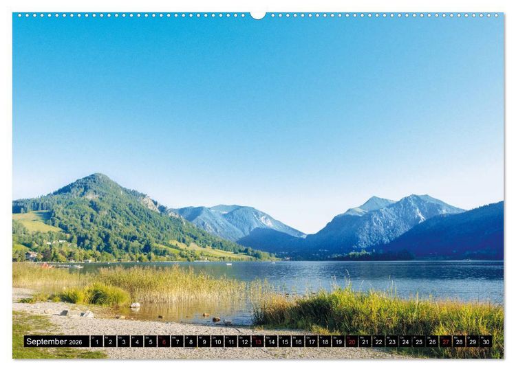 Produktbild: Bayerische M&auml;rchen-Seen (Wandkalender 2026 DIN A2 quer), CALVENDO Monatskalender