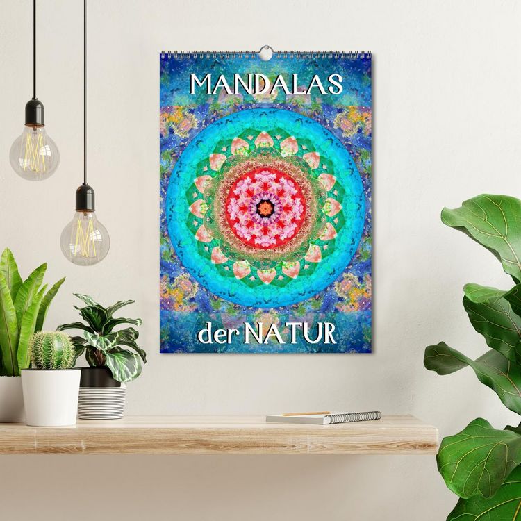 Produktbild: MANDALAS der Natur (Wandkalender 2026 DIN A3 hoch), CALVENDO Monatskalender