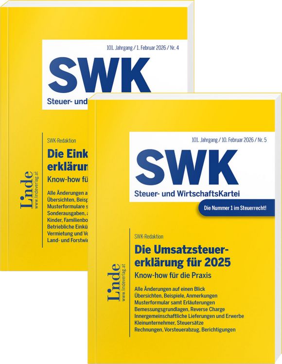 Produktbild: Die Steuererkl&auml;rungen f&uuml;r 2025 - Band 1 + 2
