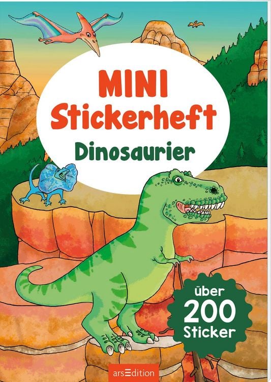 Produktbild: MINI-Stickerheft &ndash; Dinosaurier