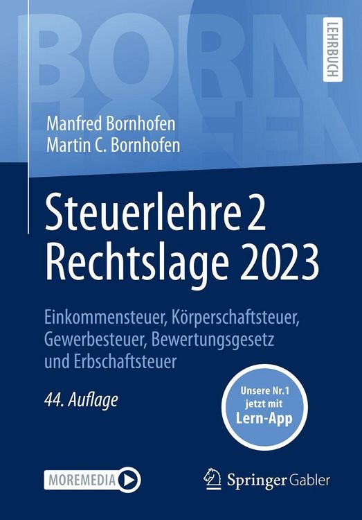 Produktbild: Steuerlehre 2 Rechtslage 2023