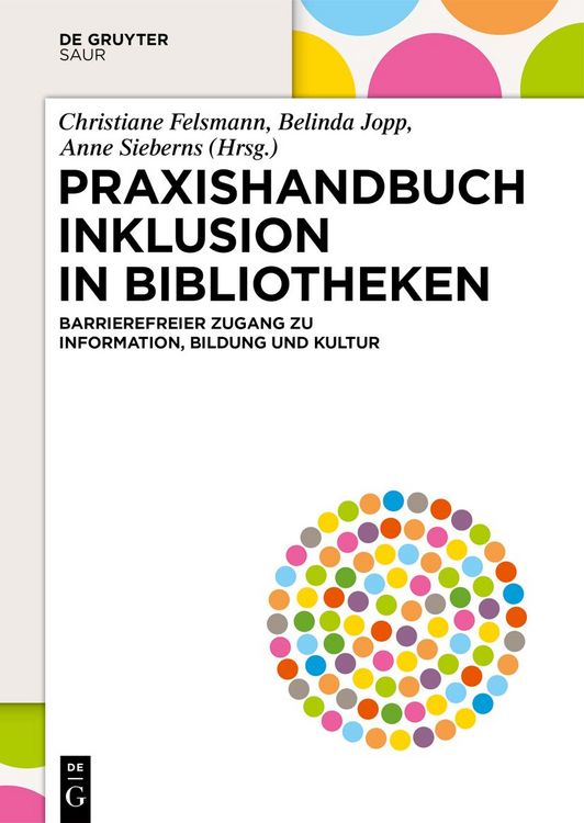 Produktbild: Praxishandbuch Inklusion in Bibliotheken