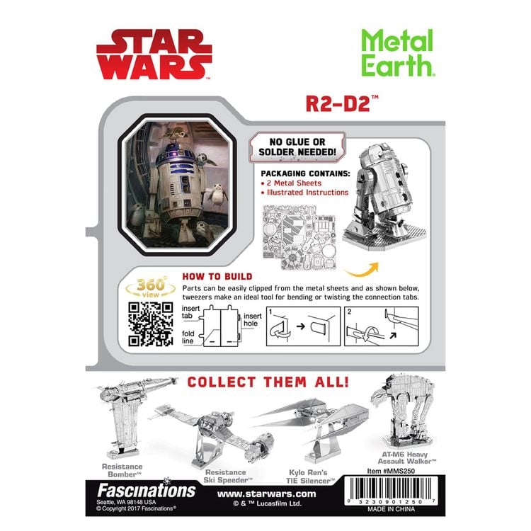 Produktbild: Metal Earth: STAR WARS R2-D2