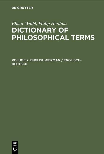 Produktbild: English-German / Englisch-Deutsch