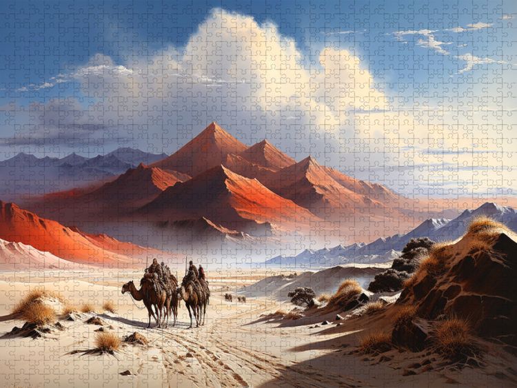 Produktbild: CALVENDO Puzzle In der W&uuml;ste | 1000 Teile Lege-Gr&ouml;&szlig;e 64x48cm Foto-Puzzle f&uuml;r gl&uuml;ckliche Stunden