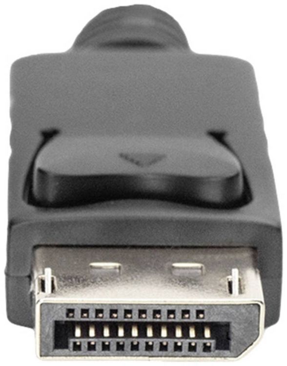 Produktbild: Digitus DisplayPort / HDMI Anschlusskabel DisplayPort Stecker, HDMI-A Buchse 0.20m Schwarz DB-340415-002-S doppelt geschirmt