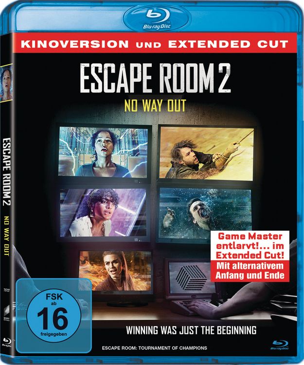 Produktbild: Escape Room 2: No Way Out (Kinoversion und Extended Cut)