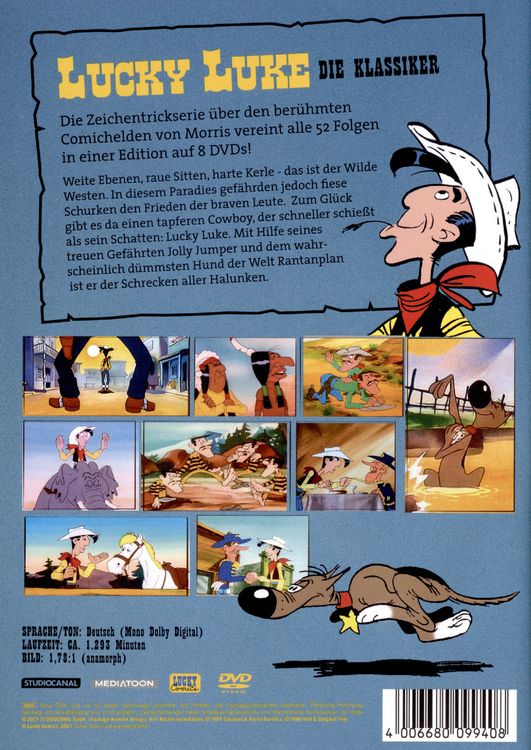 Produktbild: Lucky Luke - Die Klassiker / Die komplette Serie [8 DVDs]