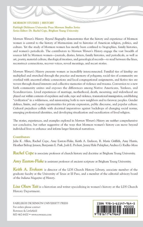 Produktbild: Mormon Women's History