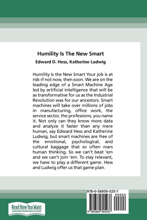 Produktbild: Humility Is the New Smart