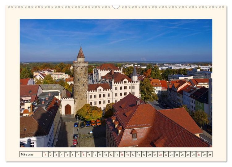 Produktbild: Bautzen - Rundgang durch die mittelalterliche Stadt (Wandkalender 2026 DIN A2 quer), CALVENDO Monatskalender