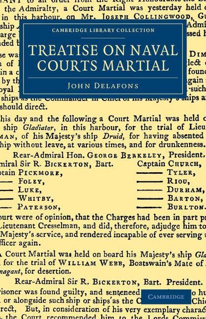 Produktbild: Treatise on Naval Courts Martial