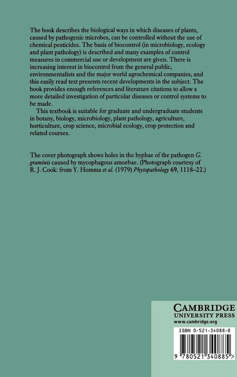 Produktbild: Biological Control of Microbial Plant Pathogens