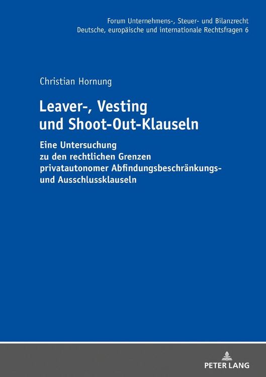 Produktbild: Leaver-, Vesting- und Shoot-Out-Klauseln