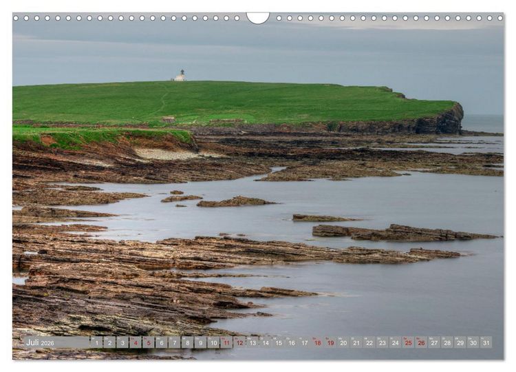 Produktbild: Orkney, Inselwelten aus Licht und Legenden. (Wandkalender 2026 DIN A3 quer), CALVENDO Monatskalender