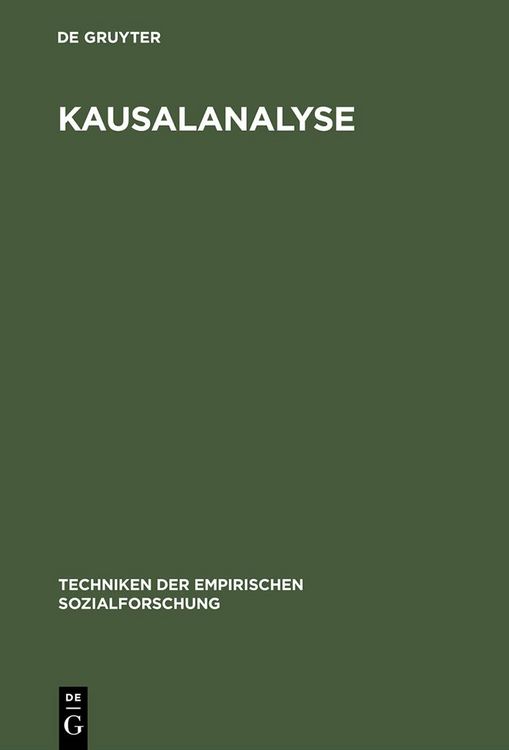 Produktbild: Kausalanalyse