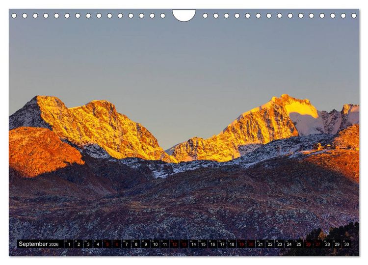 Produktbild: Piz Bernina - H&ouml;hepunkte aus dem Oberengadin (Wandkalender 2026 DIN A4 quer), CALVENDO Monatskalender