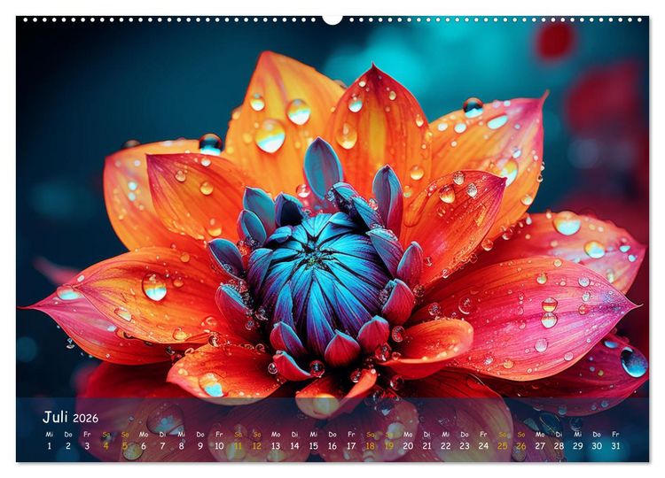Produktbild: Exotische Pflanzen Close-up (hochwertiger Premium Wandkalender 2026 DIN A2 quer), Kunstdruck in Hochglanz