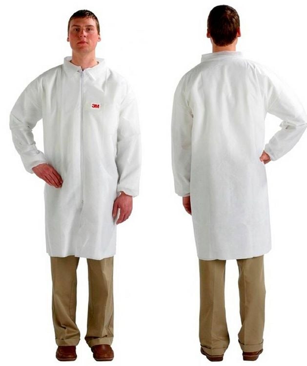 Produktbild: 3M 44402XL Einwegmantel 4440 Kleider-Gr&ouml;&szlig;e: XXL Wei&szlig;