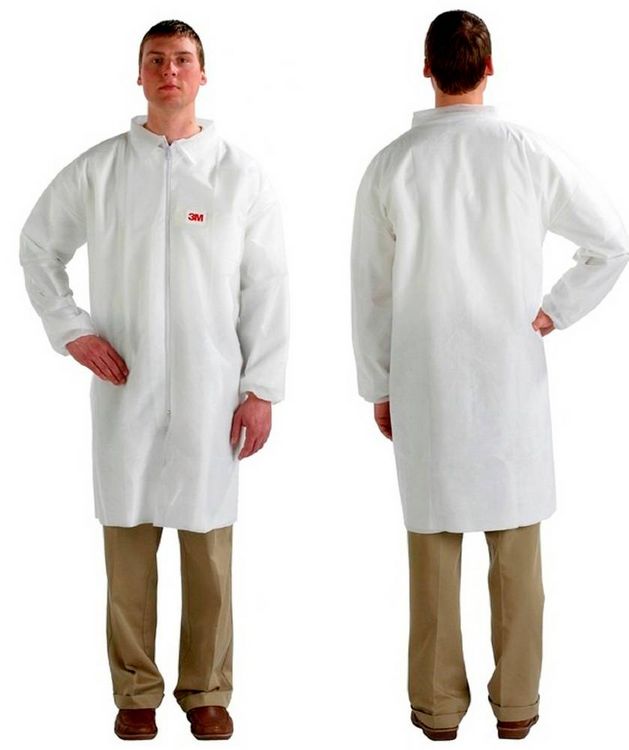 Produktbild: 3M 4440XL Einwegmantel 4440 Kleider-Gr&ouml;&szlig;e: XL Wei&szlig;