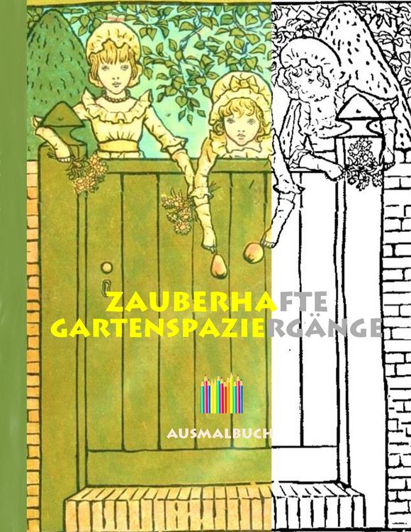 Produktbild: Zauberhafte Gartenspazierg&auml;nge (Ausmalbuch)