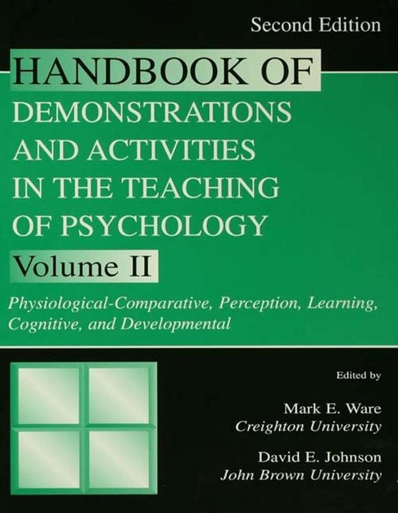 Produktbild: Handbook of Demonstrations and Activities in the Teaching of Psychology