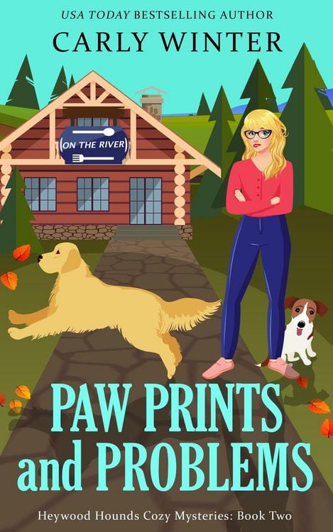 Produktbild: Paw Prints and Problems (Heywood Hounds Cozy Mysteries, #2)