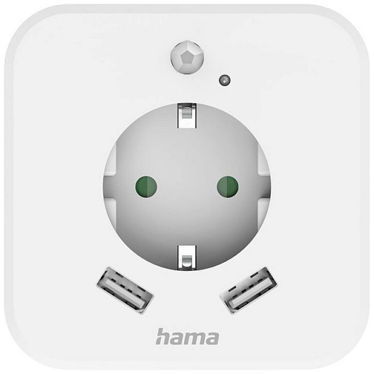 Produktbild: Hama 00223498 LED-Nachtlicht mit Bewegungsmelder LED Tageslichtwei&szlig; Wei&szlig;