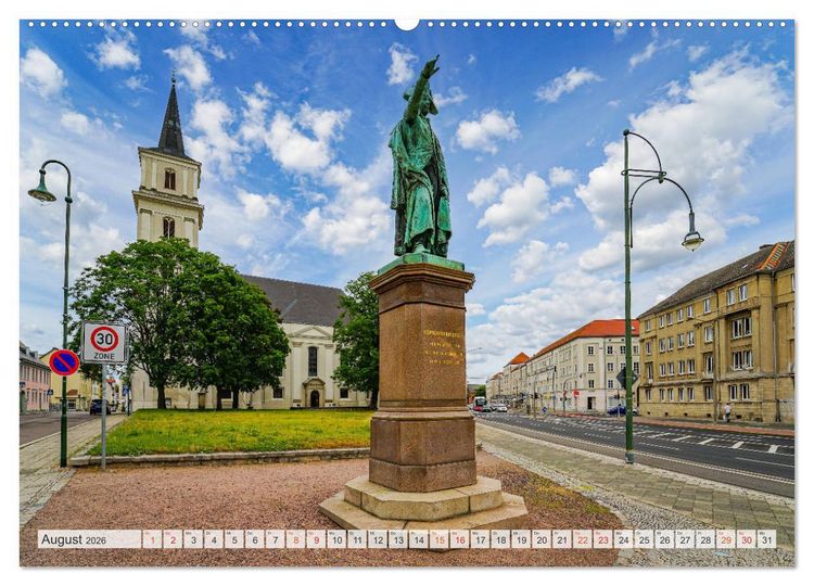 Produktbild: Dessau Ro&szlig;lau Impressionen (hochwertiger Premium Wandkalender 2026 DIN A2 quer), Kunstdruck in Hochglanz