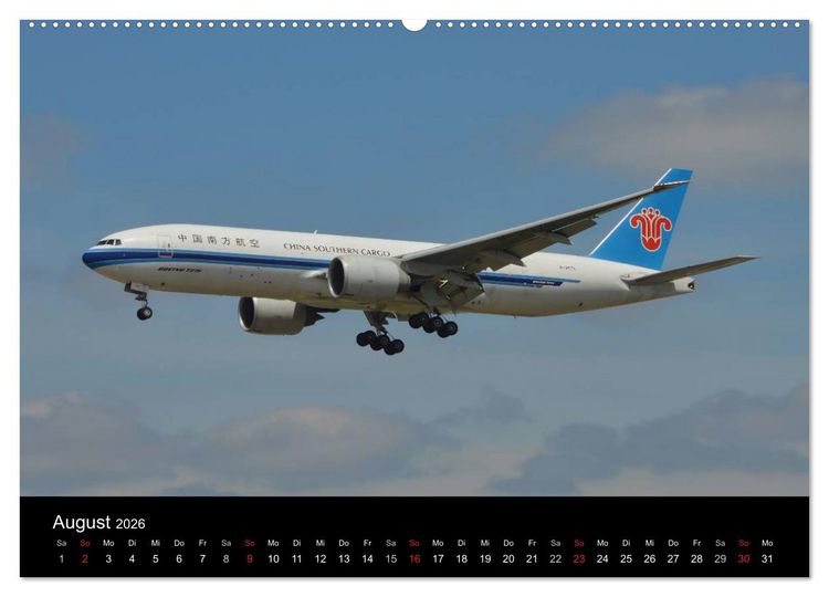 Produktbild: Luftfracht-Cargo (Wandkalender 2026 DIN A2 quer), CALVENDO Monatskalender