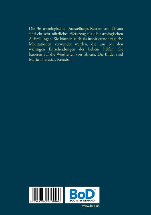 Produktbild: Das Buch der 36 Karten der astrologischen Aufstellung von Ishvara