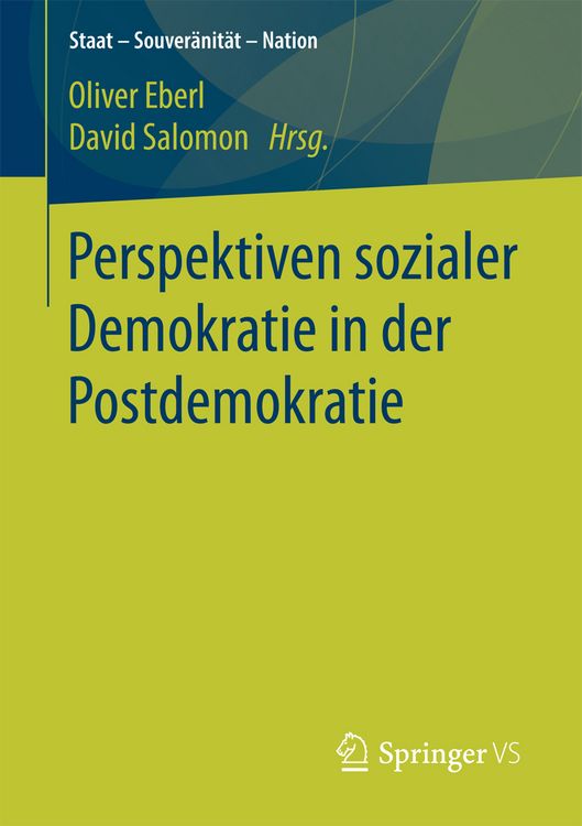 Produktbild: Perspektiven sozialer Demokratie in der Postdemokratie