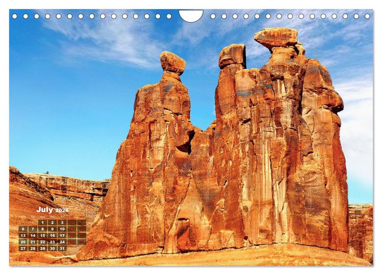 Produktbild: Arches Road Trip (Wall Calendar 2026 DIN A4 landscape), CALVENDO 12 Month Wall Calendar