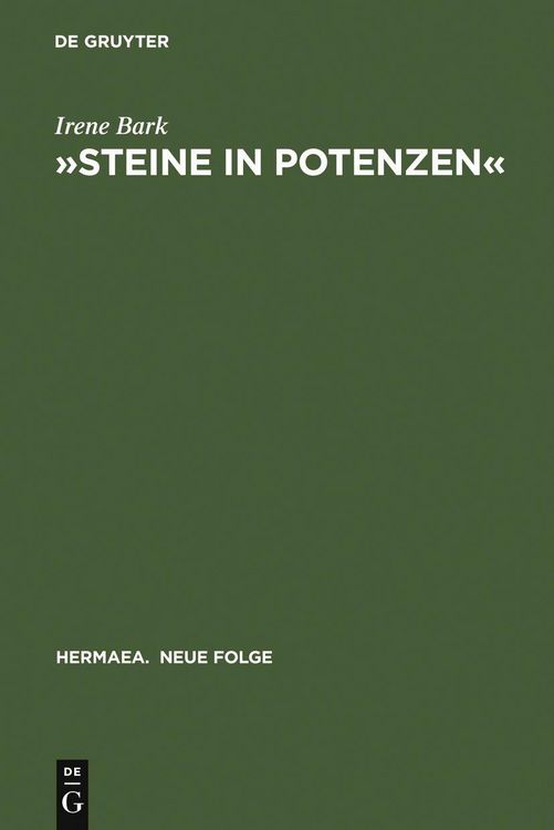 Produktbild: 'Steine in Potenzen'