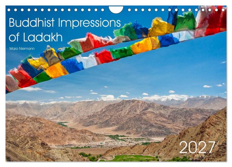Produktbild: Buddhist Impressions of Ladakh (Wall Calendar 2027 DIN A4 landscape), CALVENDO 12 Month Wall Calendar