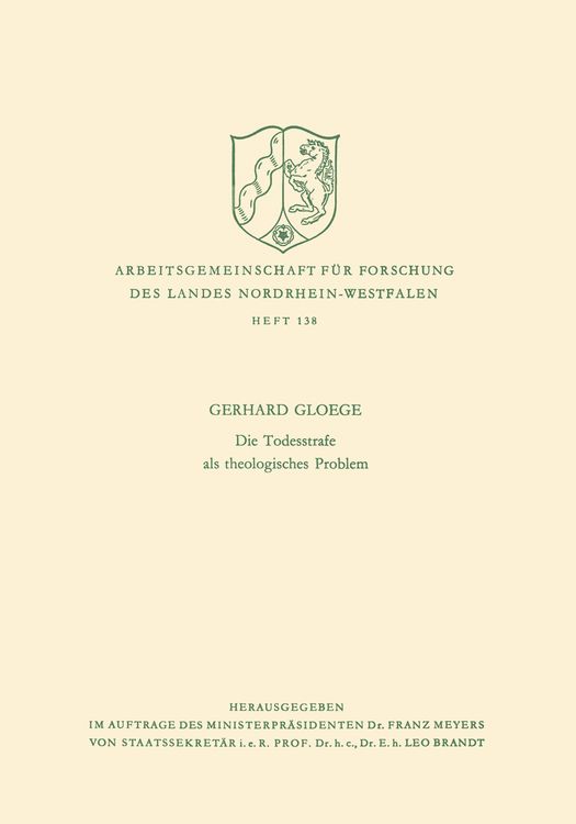 Produktbild: Die Todesstrafe als theologisches Problem